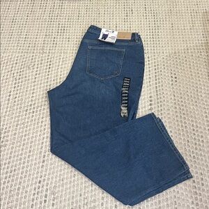 Seven7 NEW Loose Straight Leg Jean Women 20W Denim High Rise